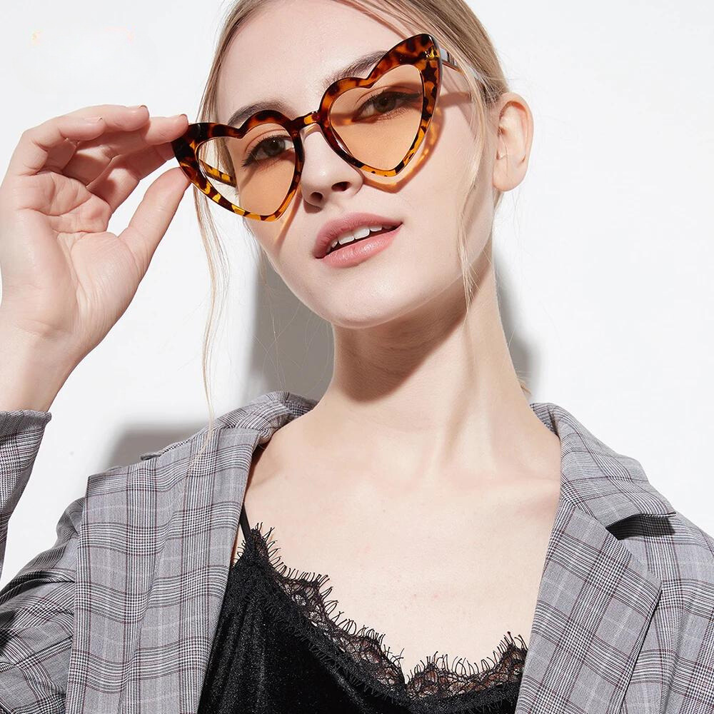 Vintage Love Shape Sunglasses