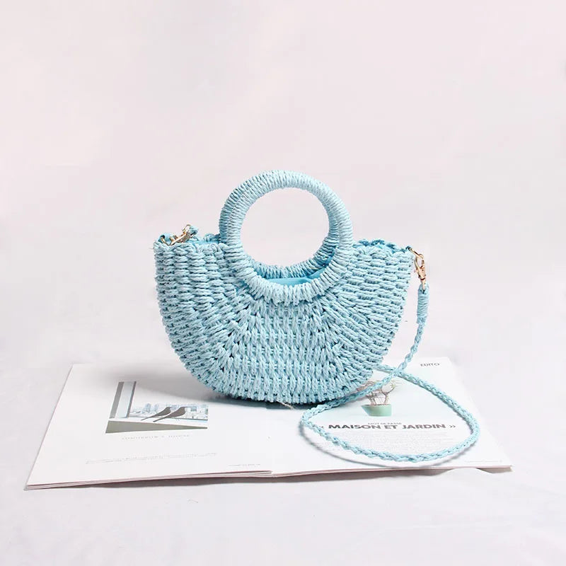 Candy Color Handbag Blue