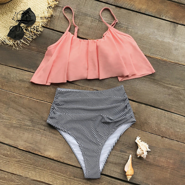 High Waisted Bikini Set