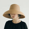 Big Eaves Handmade Summer Sun Hat Camel