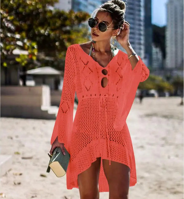 Lace Hollow Beach Dress