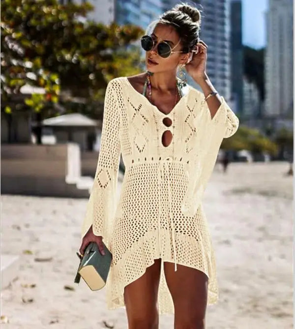 Lace Hollow Beach Dress