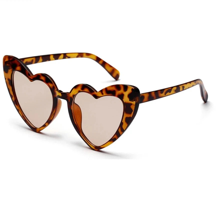 Vintage Love Shape Sunglasses