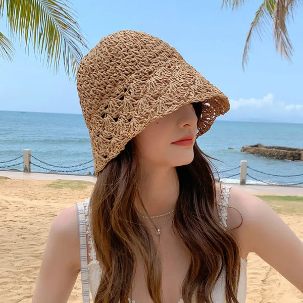 Lattice Handmade Crochet Bucket Hat