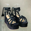 Comfy Gladiator Sandals Black