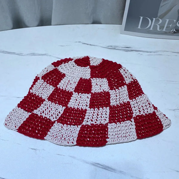 Lattice Handmade Crochet Bucket Hat