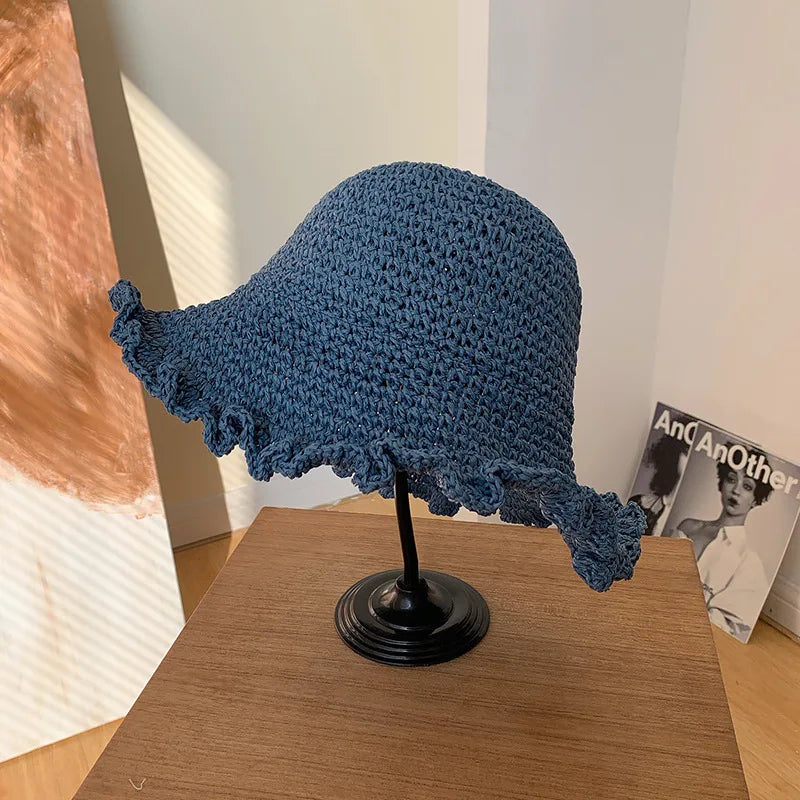 Lattice Handmade Crochet Bucket Hat