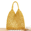 Knitted Rattan Large Capacity Handbag