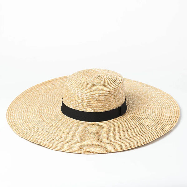 Big Brim Straw Hats front view