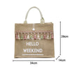 Large Capacity Tassel Straw Handbag