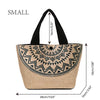 Large Capacity Tassel Straw Handbag